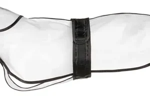 Trixie Regenjas Tarbes Transparant / Zwarte Stroken