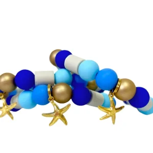 Anti-teken kralenband - Blue Lagoon