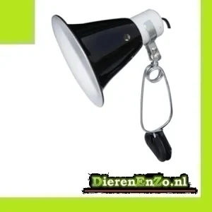 Komodo Black Dome Clamp Lamp Fixture 14 CM