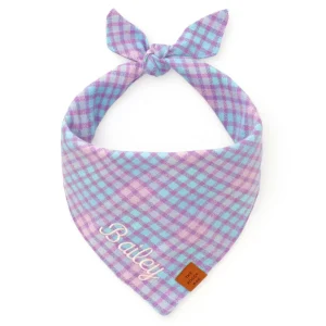 Spring plaid bandana