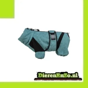 Trixie Badjas/Huisoverall Badstof Petrol