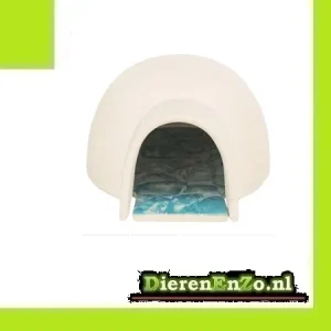 Trixie Hamster Iglo Met Koelplaat Keramiek Wit