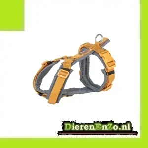 Trixie Hondentuig Premium Trekking Curry Geel/Grafiet Grijs