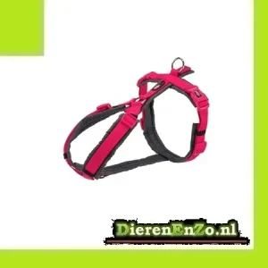 Trixie Hondentuig Premium Trekking Fuchsia/Grijs