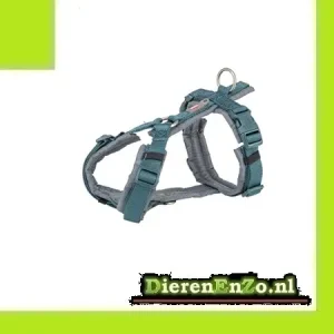 Trixie Hondentuig Premium Trekking Petrol Blauw/Grafiet Grijs