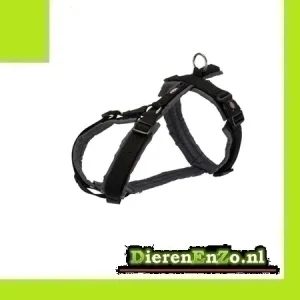 Trixie Hondentuig Premium Trekking Zwart / Grijs