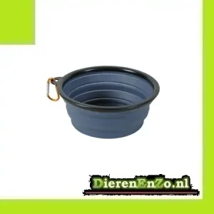 Zolux Bivouak Voerbak Opvouwbaar Siliconen Blauw